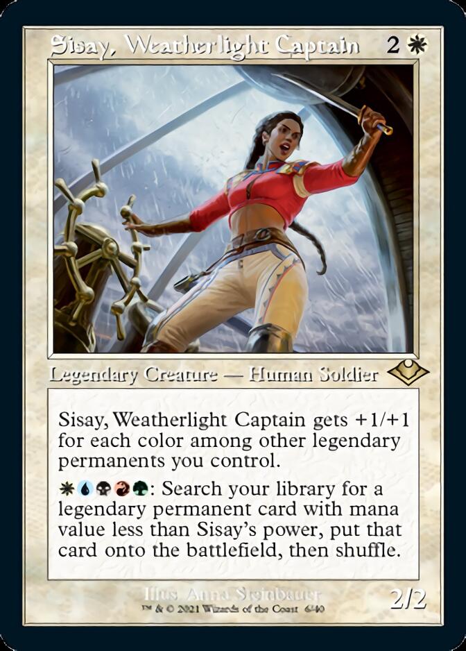 Sisay, Weatherlight Captain (Retro) [Modern Horizons] | Gaming Infinity