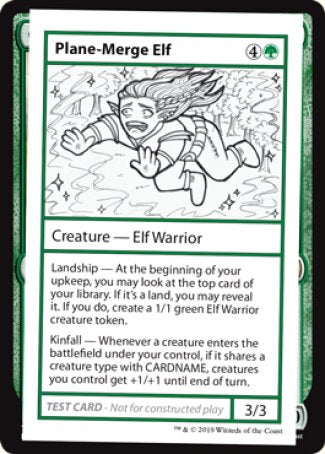 Plane-Merge Elf (2021 Edition) [Mystery Booster Playtest Cards] | Gaming Infinity