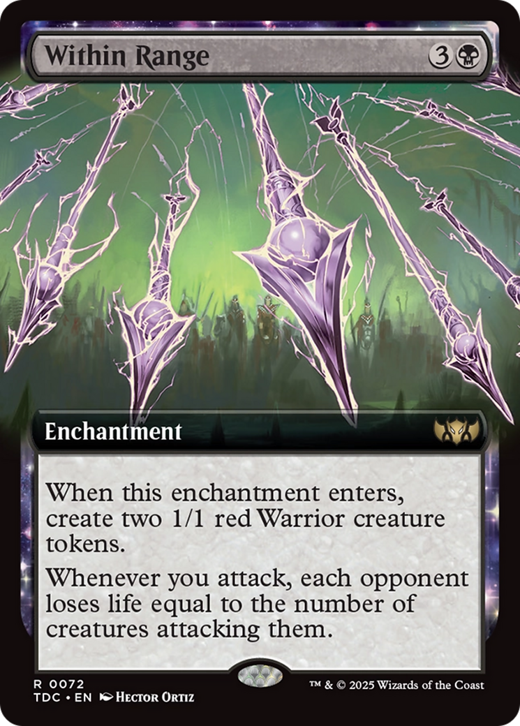 Within Range (Extended Art) [Tarkir: Dragonstorm Commander] | Gaming Infinity