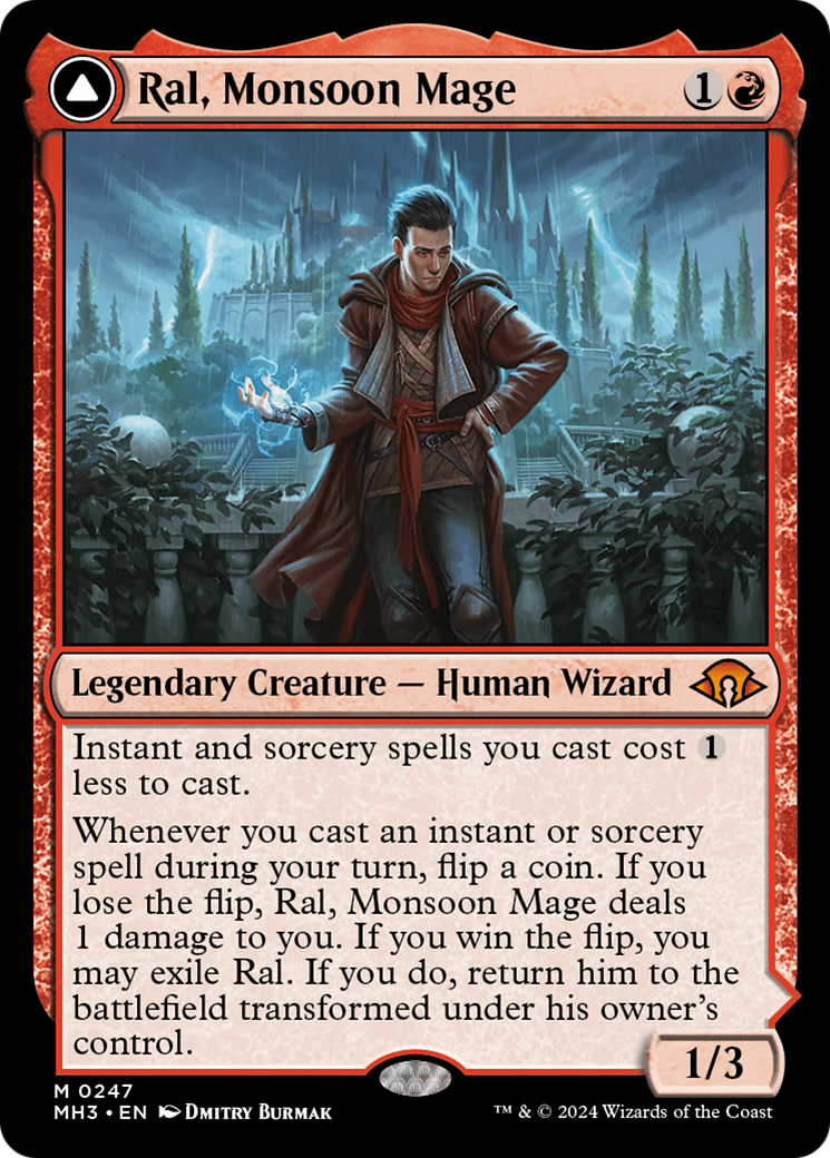 Ral, Monsoon Mage // Ral, Leyline Prodigy [Modern Horizons 3] | Gaming Infinity