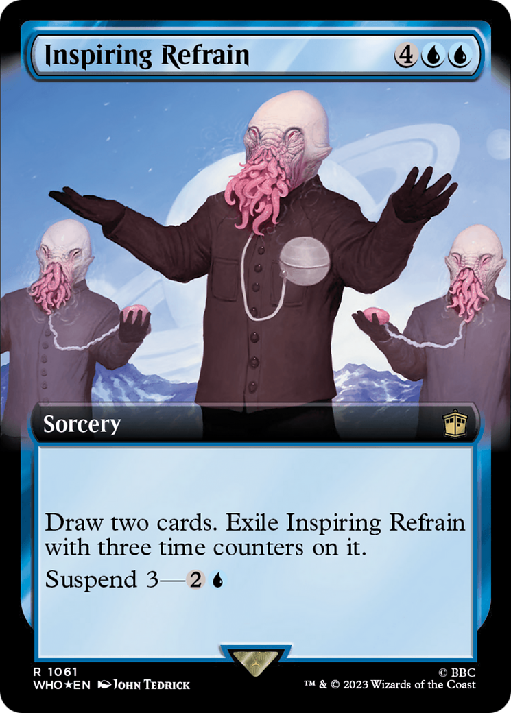 Inspiring Refrain (Extended Art) (Surge Foil) [Doctor Who] | Gaming Infinity