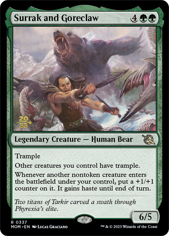 Surrak and Goreclaw [March of the Machine Prerelease Promos] | Gaming Infinity