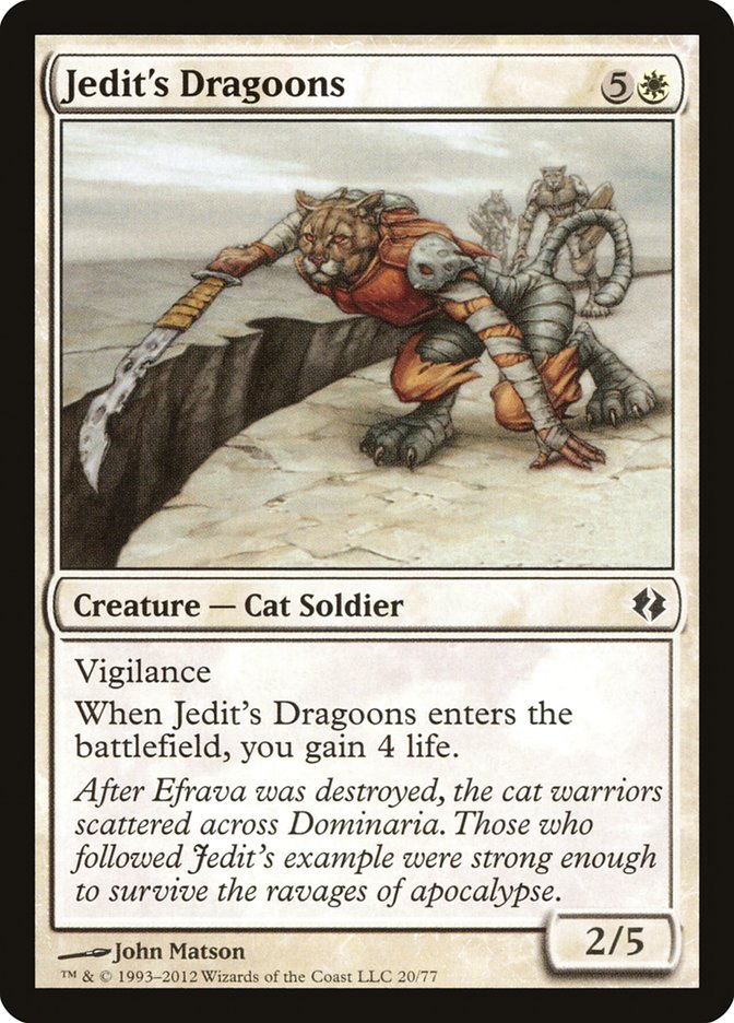 Jedit's Dragoons [Duel Decks: Venser vs. Koth] | Gaming Infinity