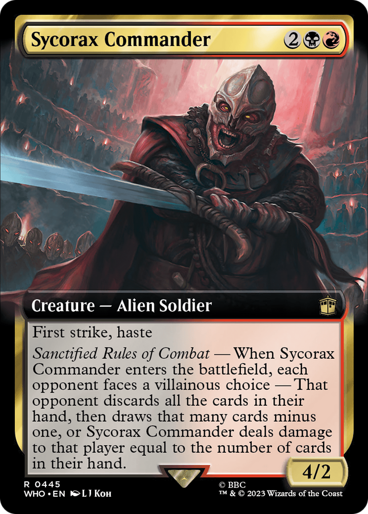 Sycorax Commander (Extended Art) [Doctor Who] | Gaming Infinity