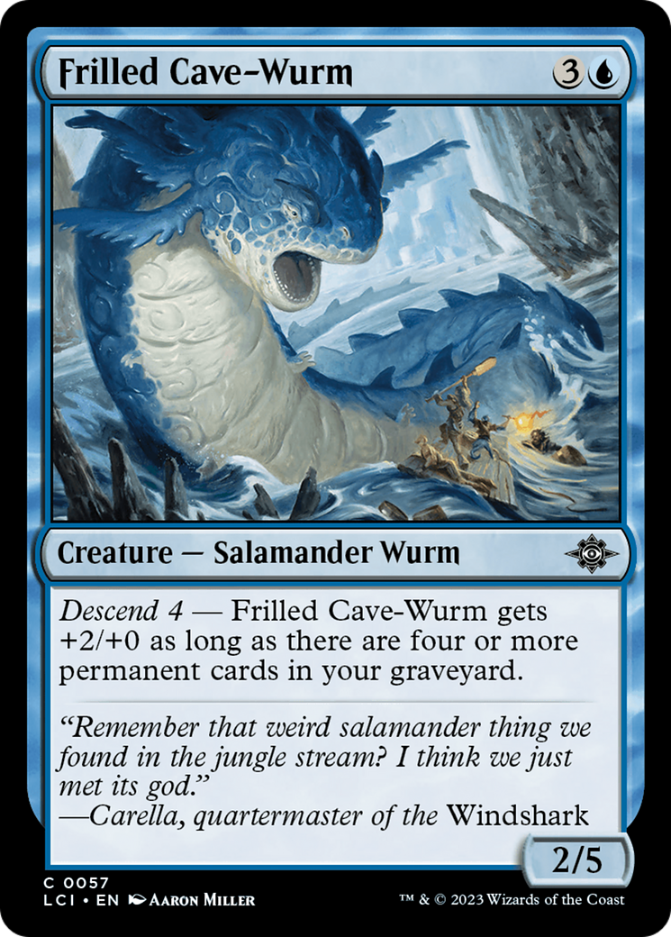 Frilled Cave-Wurm [The Lost Caverns of Ixalan] | Gaming Infinity