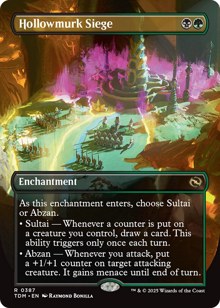 Hollowmurk Siege (Borderless) [Tarkir: Dragonstorm] | Gaming Infinity
