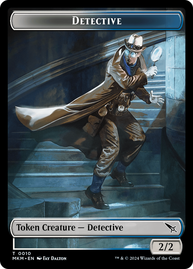 Detective // Thopter (0019) Double-Sided Token [Murders at Karlov Manor Tokens] | Gaming Infinity