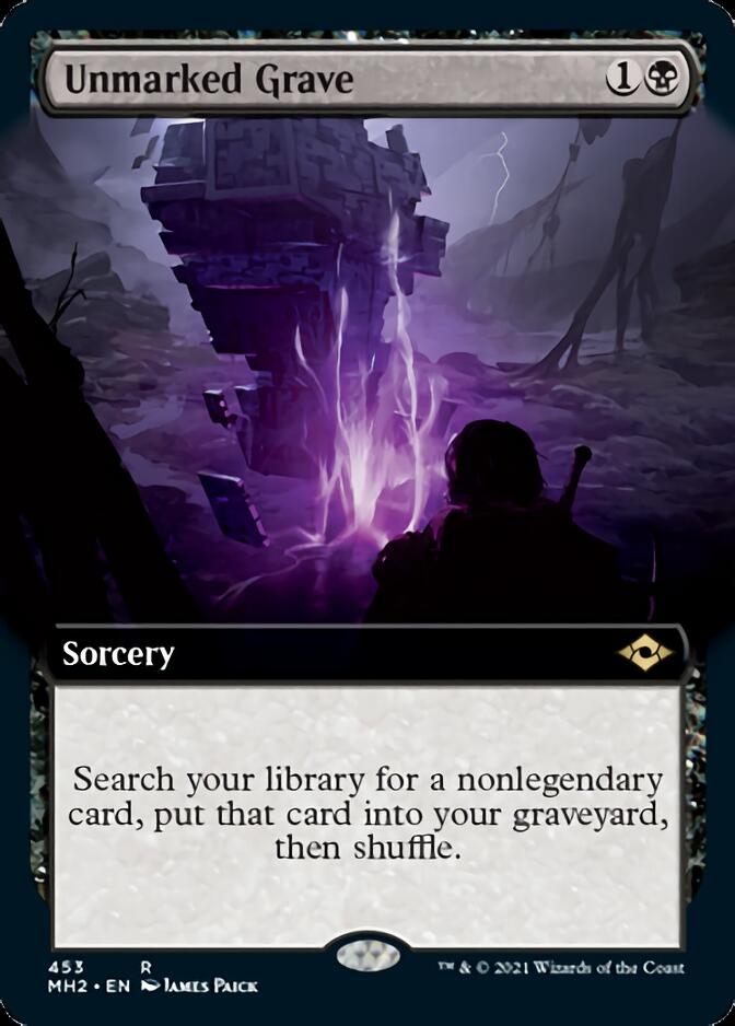Unmarked Grave (Extended Art) [Modern Horizons 2] | Gaming Infinity