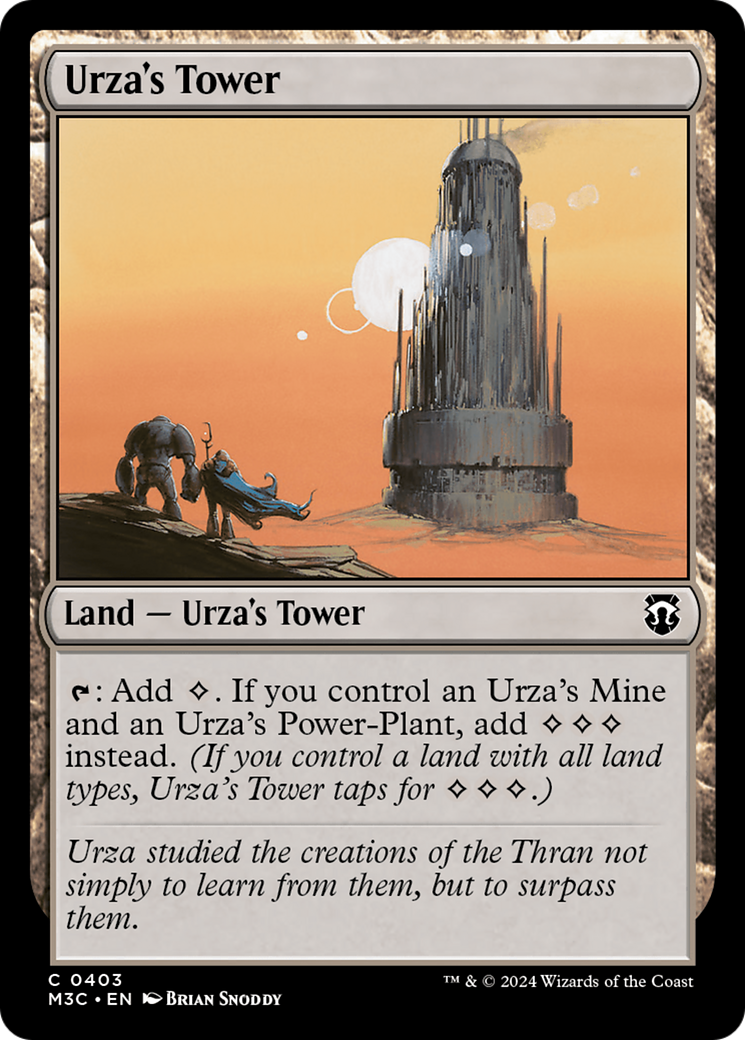 Urza's Tower (Ripple Foil) [Modern Horizons 3 Commander] | Gaming Infinity