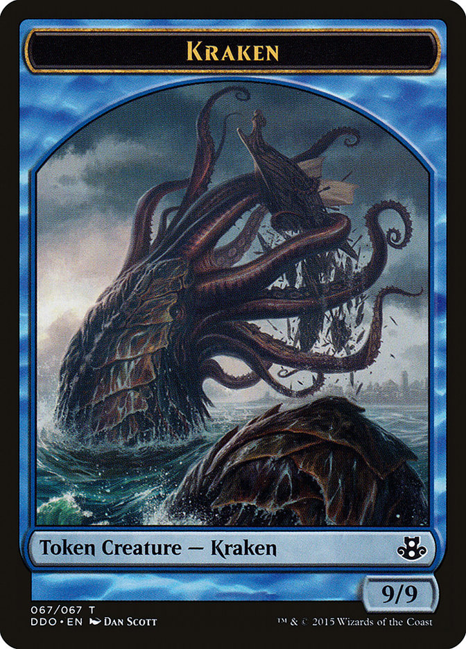 Kraken Token [Duel Decks: Elspeth vs. Kiora] | Gaming Infinity