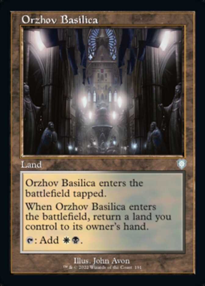 Orzhov Basilica (Retro) [The Brothers' War Commander] | Gaming Infinity