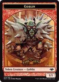 Goblin (010) // Construct (017) Double-Sided Token [Modern Horizons Tokens] | Gaming Infinity