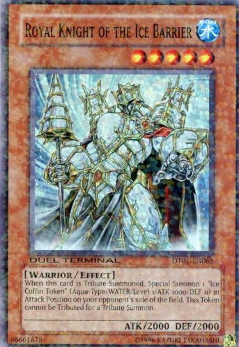 Royal Knight of the Ice Barrier [DT01-EN065] Super Rare | Gaming Infinity