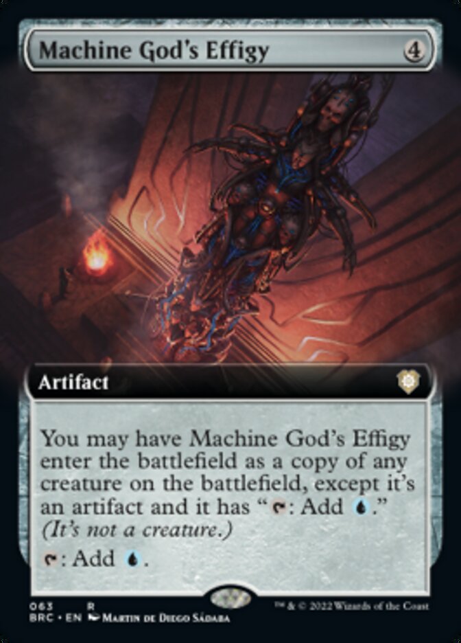 Machine God's Effigy (Extended Art) [The Brothers' War Commander] | Gaming Infinity