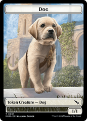 Detective // Dog Double-Sided Token [Murders at Karlov Manor Tokens] | Gaming Infinity