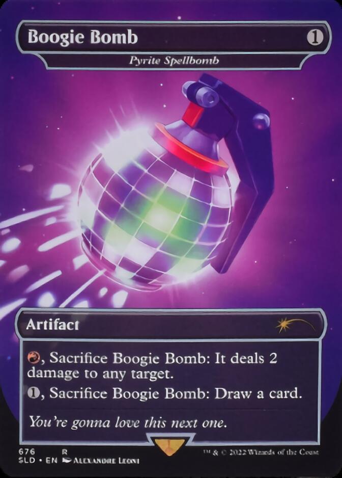 Pyrite Spellbomb - Boogie Bomb (Borderless) [Secret Lair Drop Promos] | Gaming Infinity