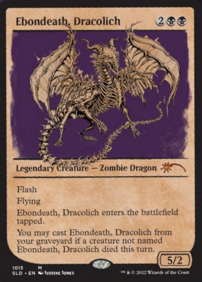 Ebondeath, Dracolich (Showcase) [Secret Lair Drop Series] | Gaming Infinity