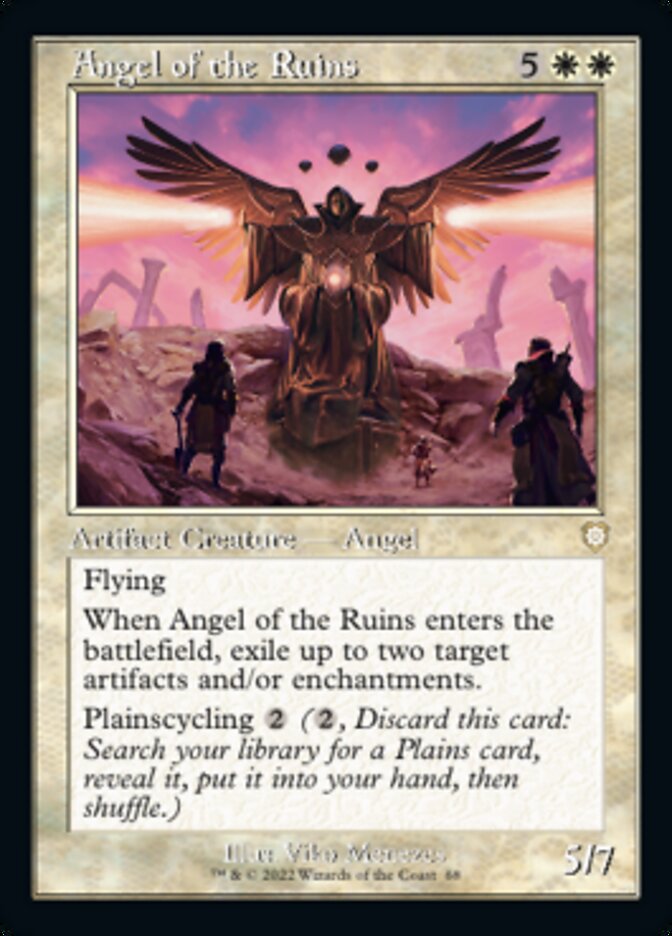 Angel of the Ruins (Retro) [The Brothers' War Commander] | Gaming Infinity