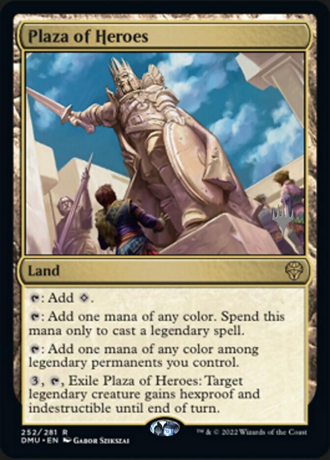 Plaza of Heroes (Promo Pack) [Dominaria United Promos] | Gaming Infinity