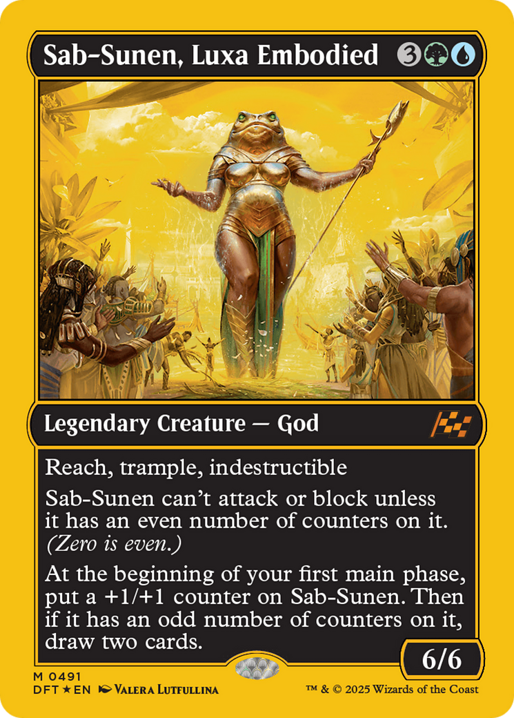 Sab-Sunen, Luxa Embodied (First-Place Foil) [Aetherdrift] | Gaming Infinity