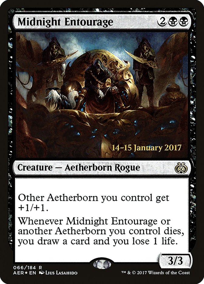 Midnight Entourage [Aether Revolt Prerelease Promos] | Gaming Infinity