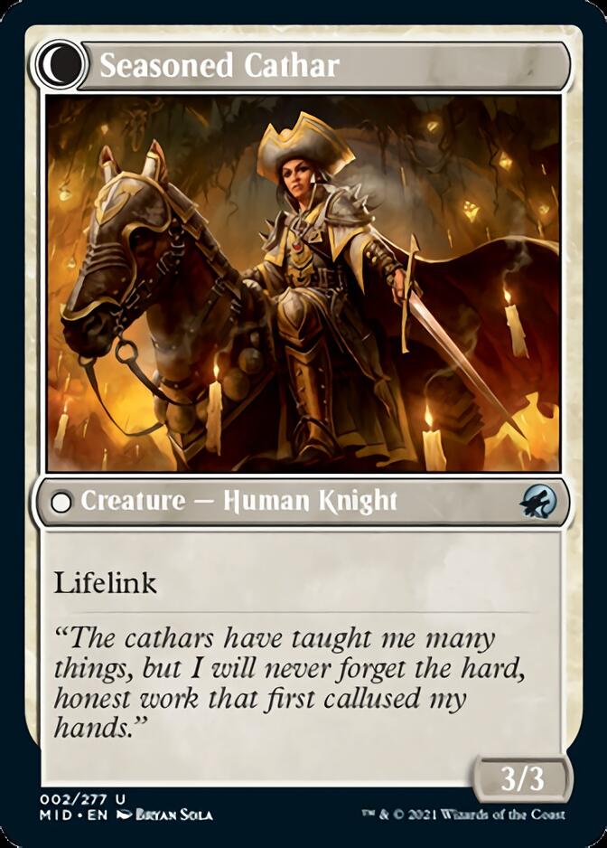 Ambitious Farmhand // Seasoned Cathar [Innistrad: Midnight Hunt] | Gaming Infinity