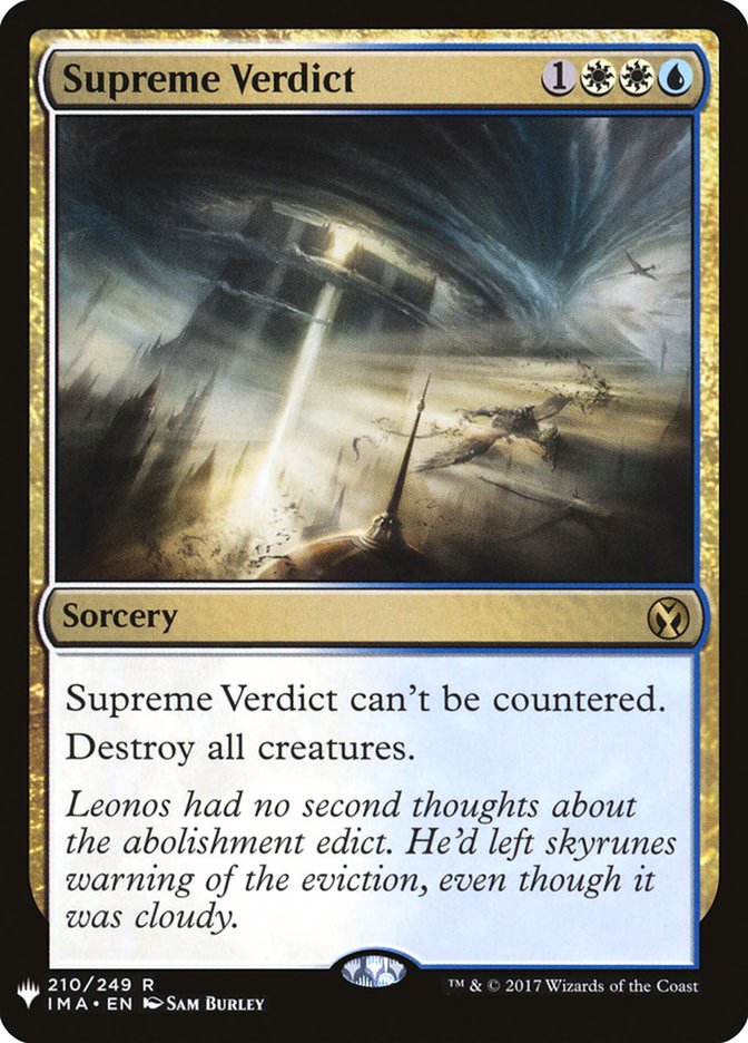 Supreme Verdict [Mystery Booster] | Gaming Infinity