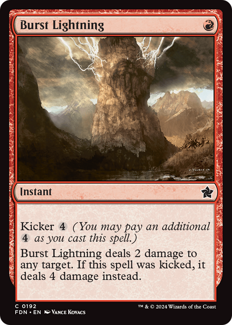 Burst Lightning [Foundations] | Gaming Infinity