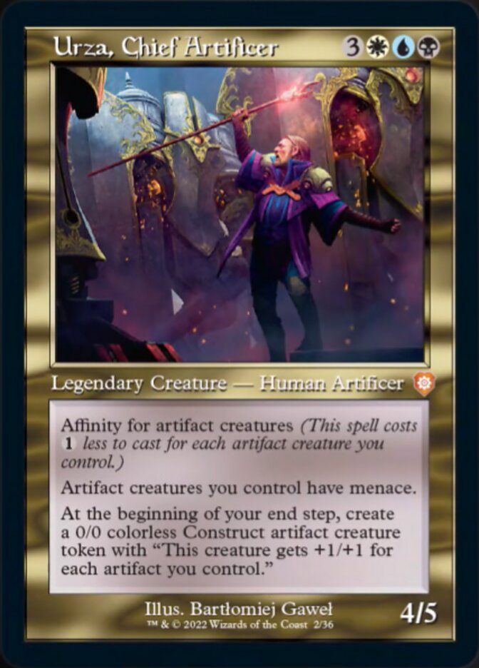 Urza, Chief Artificer (002) (Retro) [The Brothers' War Commander] | Gaming Infinity