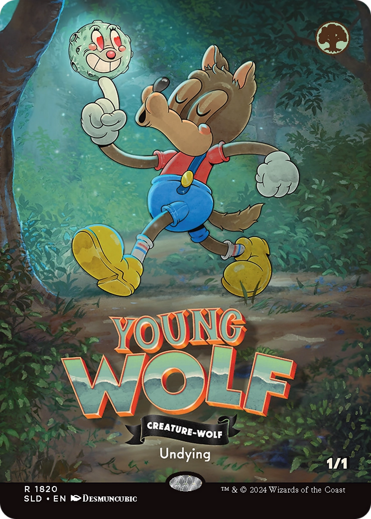 Young Wolf (Rainbow Foil) [Secret Lair Drop Series] | Gaming Infinity
