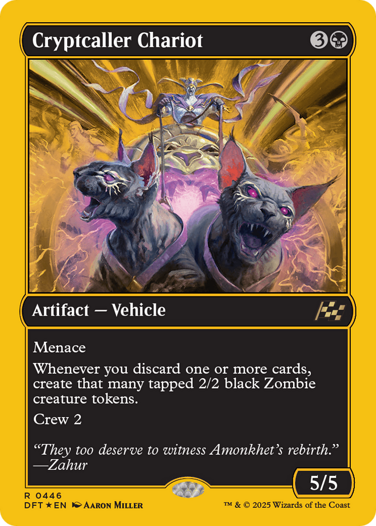 Cryptcaller Chariot (First-Place Foil) [Aetherdrift] | Gaming Infinity