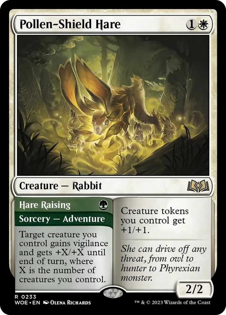 Pollen-Shield Hare // Hare Raising [Wilds of Eldraine] | Gaming Infinity