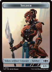 Solider (0032) // Copy Double-Sided Token [Tarkir: Dragonstorm Commander Tokens] | Gaming Infinity