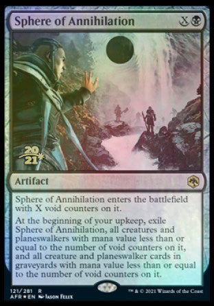 Sphere of Annihilation [Dungeons & Dragons: Adventures in the Forgotten Realms Prerelease Promos] | Gaming Infinity