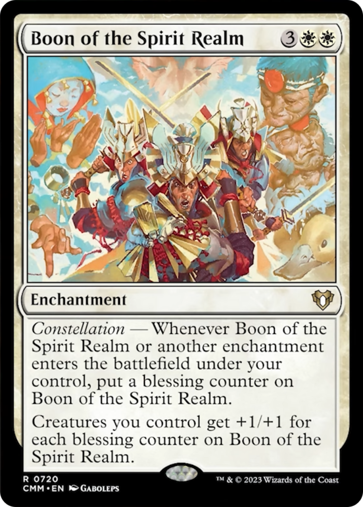 Boon of the Spirit Realm [Commander Masters] | Gaming Infinity
