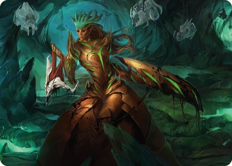 Glissa Sunslayer Art Card [Phyrexia: All Will Be One Art Series] | Gaming Infinity
