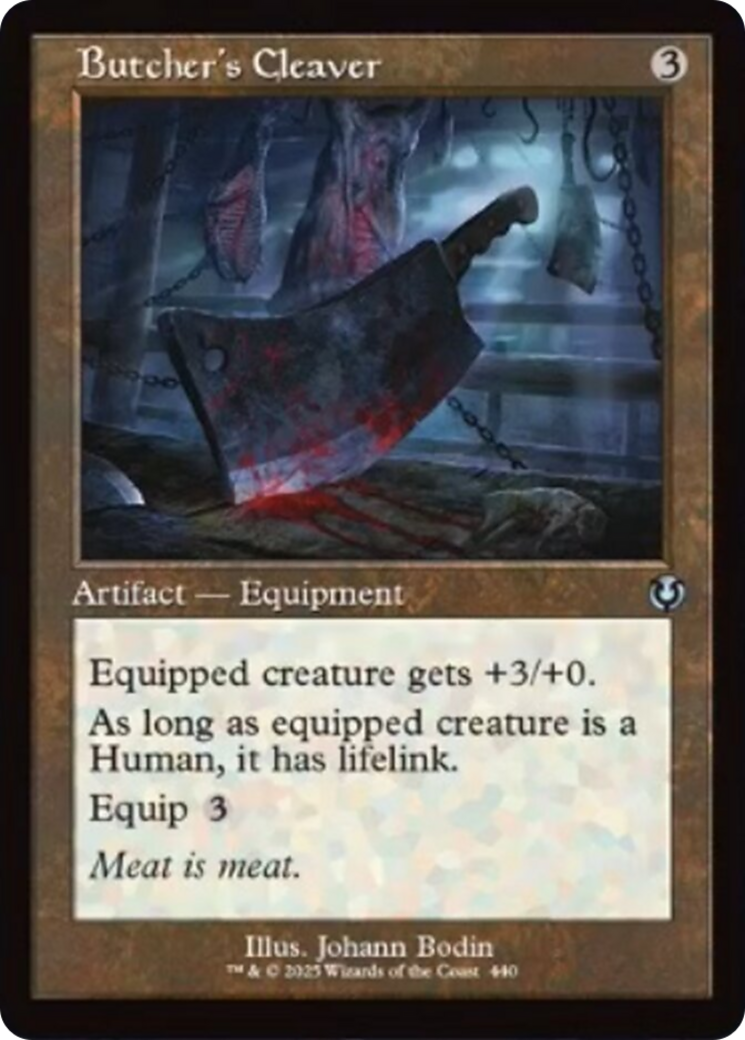 Butcher's Cleaver (Retro Frame) [Innistrad Remastered] | Gaming Infinity