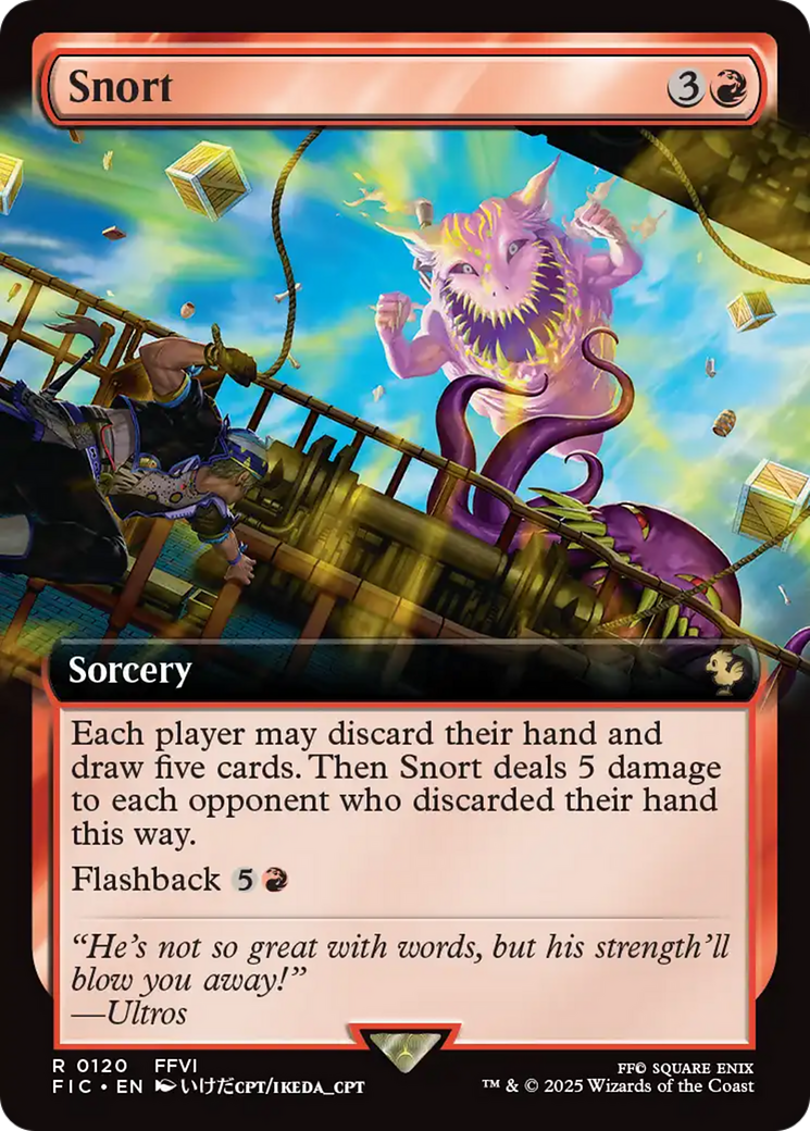Snort (Extended Art) [FINAL FANTASY Commander] | Gaming Infinity