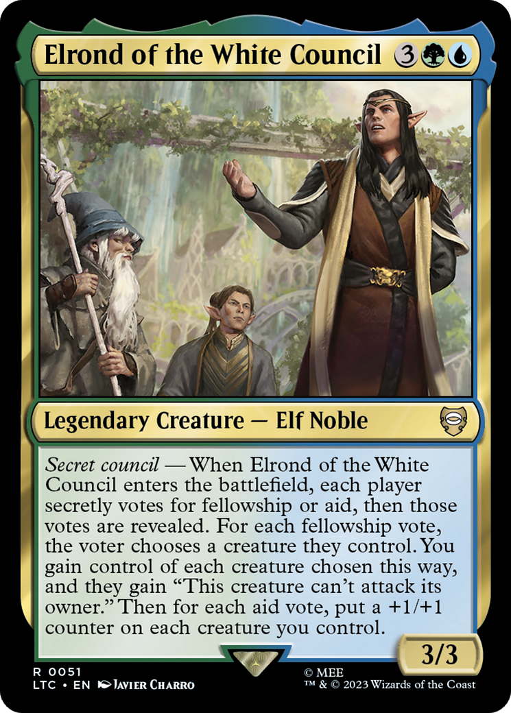 Elrond of the White Council [The Lord of the Rings: Tales of Middle-Earth Commander] | Gaming Infinity