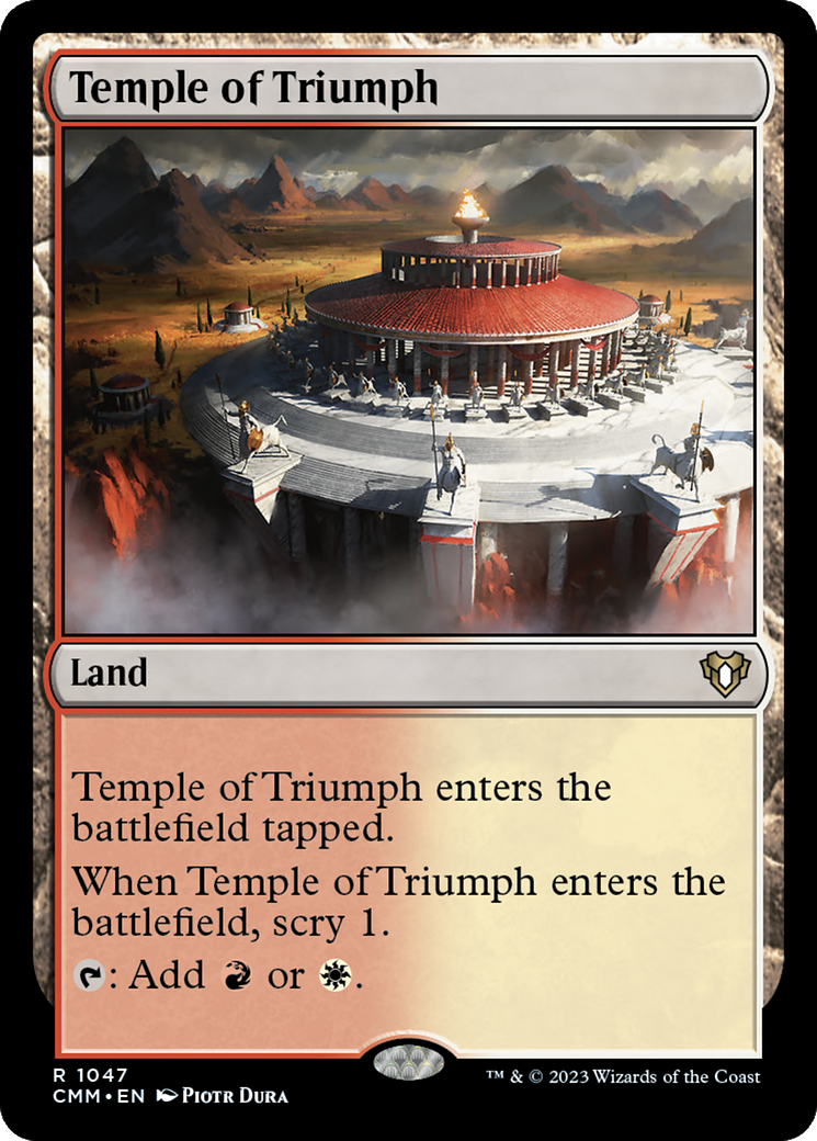 Temple of Triumph [Commander Masters] | Gaming Infinity