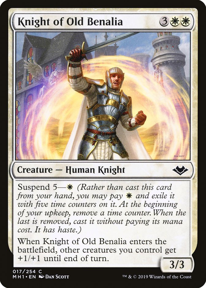 Knight of Old Benalia [Modern Horizons] | Gaming Infinity