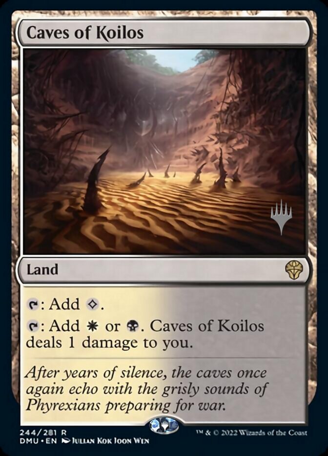 Caves of Koilos (Promo Pack) [Dominaria United Promos] | Gaming Infinity