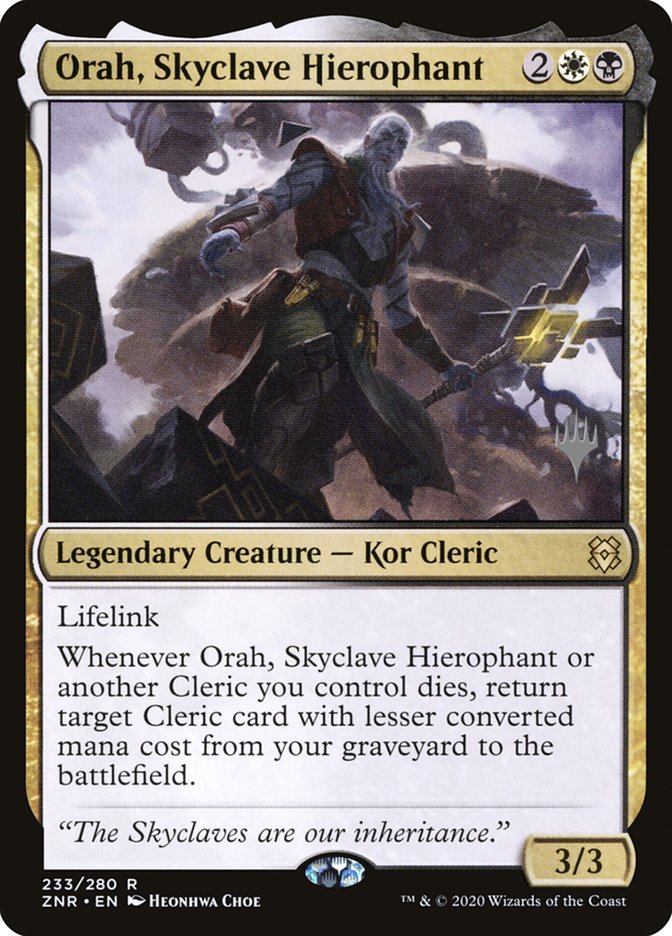 Orah, Skyclave Hierophant (Promo Pack) [Zendikar Rising Promos] | Gaming Infinity