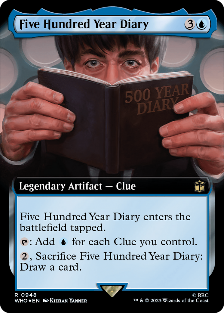 Five Hundred Year Diary (Extended Art) (Surge Foil) [Doctor Who] | Gaming Infinity