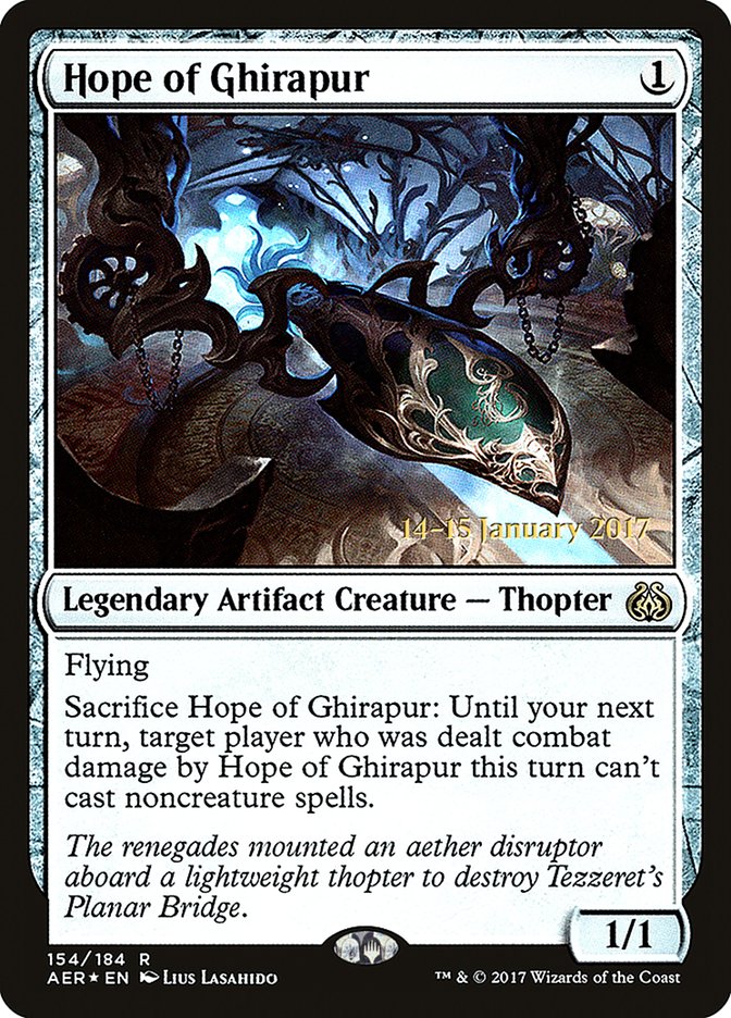 Hope of Ghirapur [Aether Revolt Prerelease Promos] | Gaming Infinity