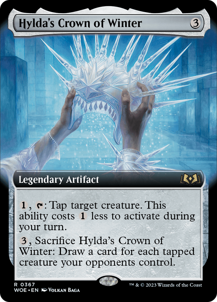 Hylda's Crown of Winter (Extended Art) [Wilds of Eldraine] | Gaming Infinity