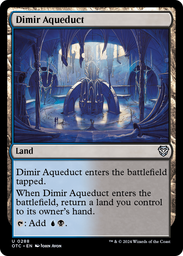 Dimir Aqueduct [Outlaws of Thunder Junction Commander] | Gaming Infinity