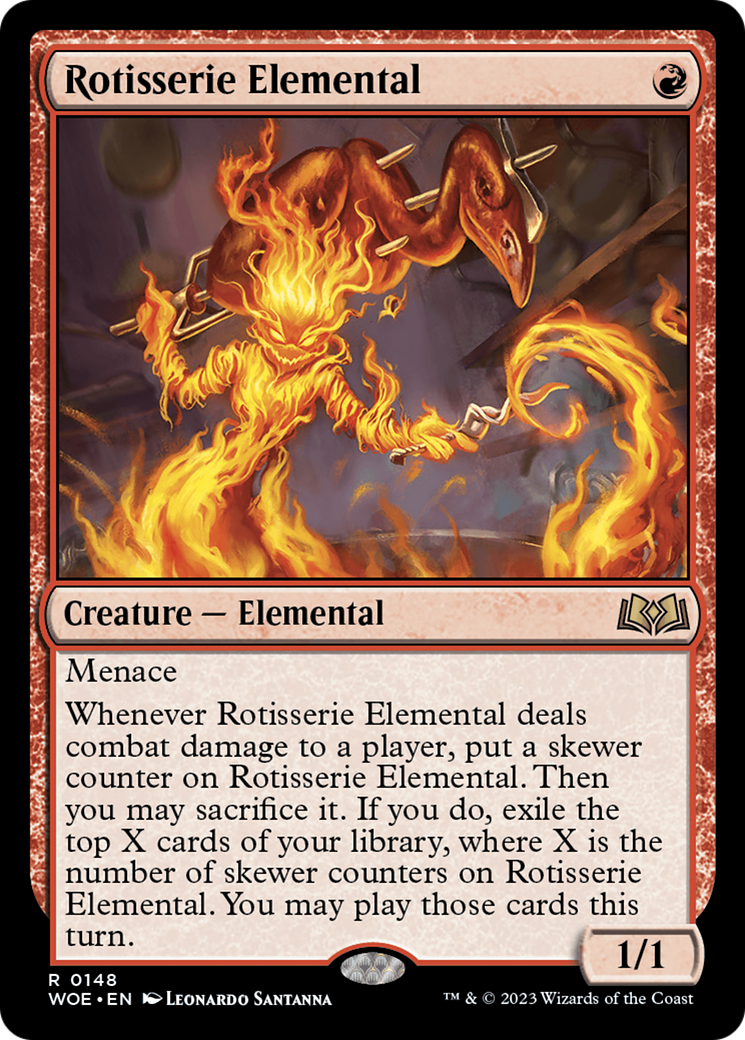 Rotisserie Elemental [Wilds of Eldraine] | Gaming Infinity