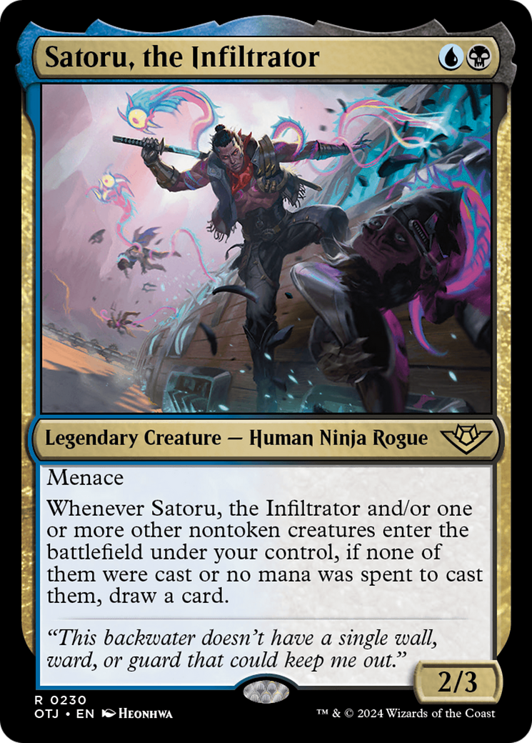 Satoru, the Infiltrator [Outlaws of Thunder Junction] | Gaming Infinity