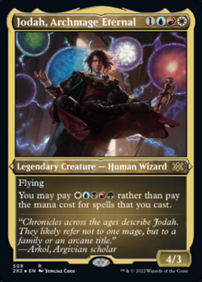 Jodah, Archmage Eternal (Foil Etched) [Double Masters 2022] | Gaming Infinity